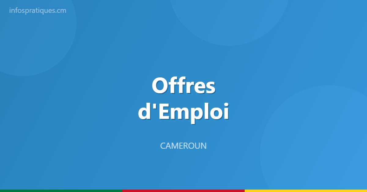 offres emploi cameroun